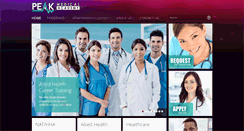 Desktop Screenshot of peakmedicalacademy.com
